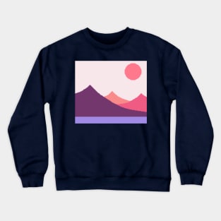 Sunny Afternoon In The Mountains Crewneck Sweatshirt